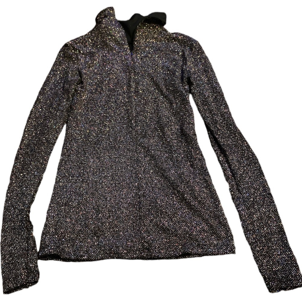 WEEKDAY Sparkly Sheer Dress Top Size XS - Picture 2 of 4
